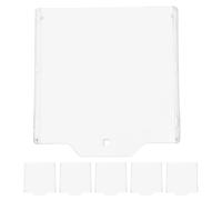 PRETYZOOM Fire Alarm Manual Call Guard 6pcs Protective ABS Covers with High-strength Material, Fit for Fireproof Switches in Residential and Commercial Settings