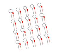 PRETYZOOM Fire Extinguisher Pull Pin Set Universal Use Plastic Safety Lock Pins Red Fire Equipment Accessories for Industrial Use