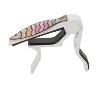 PRETYZOOM Fish-shaped Guitar Capo for Electric and Acoustic Guitars, White Ebony Clamp for Ukulele and Folk Instruments, Musical Instrument Accessory for Performers and Musicians