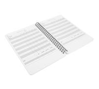 PRETYZOOM Fitness Planner Gym Journal Workout Notebook Log Spiral Bound Home Exercise Tracker with Weekly Review for Muscle Gain and Weight Loss Progress
