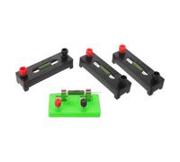 PRETYZOOM Fixed Resistor Module Screw Binding Post Connections with 5ω 10ω 15ω Values 4pcs Plastic Insulated Base for Electric Circuit Experiment Kit for Physics Lab and Classroom