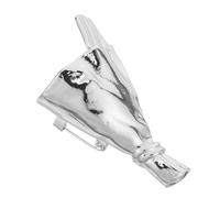 PRETYZOOM Flower Vase Brooch Pin for Women, Alloy Minimalist Vase Shape with Silver Finish, Skin-friendly and Versatile Decoration, for Wedding Banquet or Backpacks, Elegant Floral Accessory