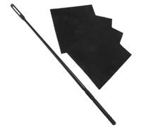 PRETYZOOM Flute Cleaning Rod and Cloth Kit 1 Flute Cleaning Stick and 3 Lint-free Cleaner Cloths for Wind Instrument Maintenance and Care