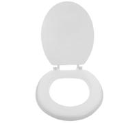 PRETYZOOM Foam Toilet Seat for Comfortable Experience and Easy to Clean Replacement Parts with Thickened Design Classic Style Toilet Bowl Seat Cover in White
