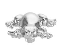 PRETYZOOM Frog Shaped Cabinet Handle Solid Metal Drawer Pull for Kitchen and Wardrobe Use Playful Animal Design