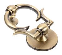 PRETYZOOM Front Door Knocker Door Security Knocker Zinc Alloy European Style Simple Elegant Classic Design Comfortable Feel Comfortable to Hold Necessary Accessories