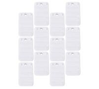 PRETYZOOM Furniture Leveling Shims to Avoid Shaking and Prevent Displacement Multi-functional Furniture Accessories White 12pcs Made of Sturdy Pp Material for Home Use