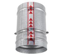 PRETYZOOM Galvanized Backdraft Damper Insert for HVAC Ducts One-Way Airflow Backflow Preventer with Quiet Draft Stopper for Bathroom Fans Range Hoods Exhaust Vents and Dryer Ducts