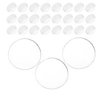 PRETYZOOM Glass with Minimalist Modern Style Flat Back Beads 100pcs round Resistant to Fading Multifunctional for Creating Fridge Magnets and