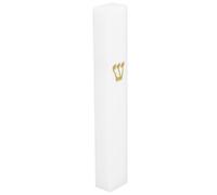 PRETYZOOM Goal Post Door Blessing The Mezuzah Mezuzah of Scripture Mezuzah Christian Mezuzah Self-Adhesive Israel Door Mezuzah Hanukkah Mezuzah Affair Jewish White Acrylic