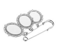 PRETYZOOM Graduation Week Photo Brooch Made of Zinc Alloy with Silver Finish, Versatile Use a Memorial Charm for Wedding Bouquet or Graduation Keepsake Pin, for Parties and Special