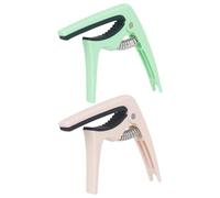 PRETYZOOM Guitar Capo Clamp Abs Material for Acoustic and Electric Guitar 2pcs Instrument Accessory with Professional Design and Fine Workmanship for Musicians and Music Teachers