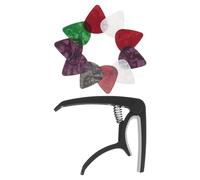 PRETYZOOM Guitar Capo Picks for Acoustic Electric Guitars and Ukuleles Quick Release Clamp Lightweight Compact Design for Precise Tuning and Seamless Song Transitions for Musicians and