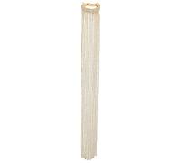 PRETYZOOM Hair Styling Clip with Long Tassel Design Golden Rhinestone Smooth Surface and No Burrs Hair Fixing Clip for Sweet Girls and Ponytail Holders