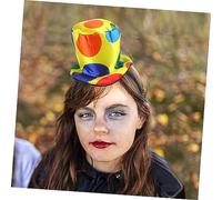 PRETYZOOM Halloween Clown Hat Headband Hair Hoop for Women Comfortable Headwear for Themed Cosplay and Carnival Events