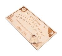 PRETYZOOM Halloween Countdown Calendar Wooden Block Advent Sign Magnetic Countdown Clock for Festive Decor for Halloween Parties and Classroom Decoration