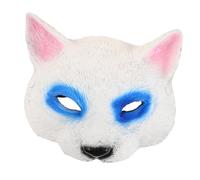 PRETYZOOM Halloween Half Face Animal Costume Party Accessory Comfortable Fit Masquerade Cosplay Prop for Halloween Carnival Themed Events