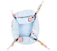 PRETYZOOM Hamster Hammock Bed Hanging Pets Bed Breathable Easy to Install Flannel Comfortable Hammock Cage Accessory for Rat and Ferret Rest