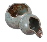 PRETYZOOM Handcrafted Ceramic Water Fountain Jar with Recirculating Water System, Classic Traditional Inspired Tabletop Fountain for Home and Outdoor Courtyards Decor