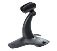 PRETYZOOM Handheld Barcode Scanner Stand Bracket with Stable Plastic Base for Scanning Compatible with Wireless and Wired Models Lightweight Device Holder for Desk Use