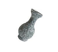 PRETYZOOM Handmade Aluminum Wire Flower Pot Vase, Thick and Strong Metal Flower Bottle, Silver Color, Simple and Elegant Style, for Wedding or Office Decoration