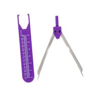 PRETYZOOM Heart Rhythm Analyzer Caliper with Clear Scale Ruler Iron and Plastic Ekg Calipers for Precise Electrocardiography Measurements Nursing and Cardiology Tool for Doctors and Medical