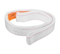 PRETYZOOM Heavy Duty 2 Ton White Flat Lift Sling Webbing Strap with Tree Protection for Hoist and Towing, 1 Meter Tow Rope for Vehicle and Furniture Moving