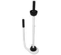 PRETYZOOM Heavy Duty Commercial Plastic Wrap Dispenser with Ergonomically Designed Iron Handle and Manual Tension Knob Adjustment, Stretch Film Dispenser Stand for Logistics Teams