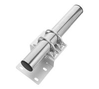 PRETYZOOM Heavy Duty Iron Wall Mount Pole Bracket for Tv Antenna and Communication Devices, Adjustable Antenna Standoff Mount Bracket with Versatile Installation for Roof and Wall Mounting,
