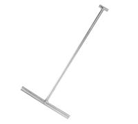 PRETYZOOM Heavy Duty Stainless Steel Manhole Cover Hook T Handle Ergonomic Grip Multifunctional Sewer Lid Pulling Tool for Outdoor Rolling Door and Drain Cover Removal