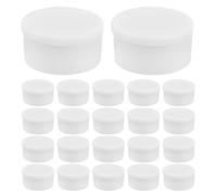PRETYZOOM High-Speed Nail Art Rotating Bearings 40Pcs White Plastic Mini Spindle for DIY Nail Accessories and Rotary Crafting