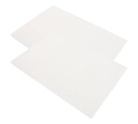 PRETYZOOM High-Temp Fiber Board 2pcs Ceramic Fiber Fireproof Insulation Board Versatile Installation for Home Baking and Fireplace Use