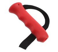 PRETYZOOM High-visibility Red Offset Cane Handle Replacement with Secure Wrist Strap for Hiking Poles Non-slip Walking Support Grip Enhancing Safety and Quick Installation for Seniors