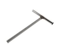 PRETYZOOM Honey Press Accessories Tool Stainless Steel Honey Press T-handle Manual Screw Handle Bee Spiral Screw Stainless Steel Silver