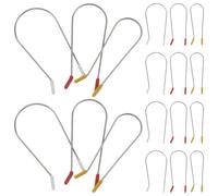 PRETYZOOM Hot Roller Clips U Shaped Stainless Steel and Resin Curling Clips for Heated Hair Rollers 24pcs Grip Easy to Use and Carry, for Home the Road Hair Styling
