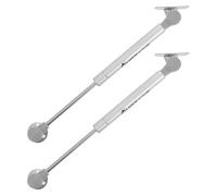 PRETYZOOM Hydraulic Gas Strut 2Pcs Lid Support Hinge for Kitchen Cabinet Doors Heavy Duty Gas Spring Lift Up Soft Close Door Support