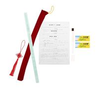 PRETYZOOM Imitation Jade Flute Dizi for Beginners Complete Musical Instrument Plastic Material Traditional Chinese Music Instrument for School Bands and Gifting