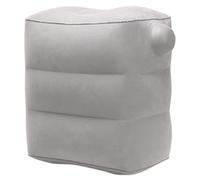 PRETYZOOM Inflatable Foot Rest Pillow Comfortable Leg Rest with Adjustable Height and PVC Material Reduces Fatigue for Airplane Travel Under Desk Use During Flights Or Work