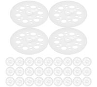 PRETYZOOM Insulation Board Washers 100 Pcs Round Plastic Insulated Board Washers for Perforated Sheet Insulation Board Wall Fastening