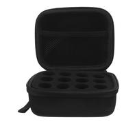 PRETYZOOM Insulin Vial Case for Diabetes Supplies with 12 Slots, Portable and Easy Clean Eva and Nylon Material Travel Storage Bag for Medication Vials, Suitable for Home and Travel Use
