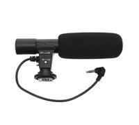 PRETYZOOM Interview Microphone for Camera, ABS Black, 1/4 Inch Mount | Wide Compatibility for Camera and Tablet, Long Pickup Distance, 90/120 Degree Angle, Single or Multiple Voices
