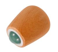 PRETYZOOM Jade Facial Massage Roller and Gua Sha Scraping Board Set with Wood Handle, Natural Dushan Jade Face and Neck Massager for Eye Puffiness Relief and Skin Sculpting