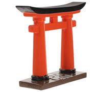 PRETYZOOM Japanese Shinto Torii Gate Fish Tank Decorations Asian Aquarium Statue Japan Shrine Oriental Bridge Landscape Ornament Betta Fish Decorations