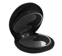 PRETYZOOM Large Capacity CD Storage Bag with Zipper Closure, Fabric Material Holds 20 Discs and Liner Notes, Portable CD Zipper Case Fits into Bag for Easy Carrying and Organisation