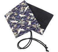 PRETYZOOM Large Capacity Cotton Pen Roll up Case Organizer for Stationery with Chinese Style Design, Portable and Easy to Carry Pencil Wrap Bag Suitable for School and Office Use