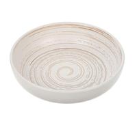 PRETYZOOM Large Ceramic Dinner Plate Deep Design for Home and Party Use, Versatile Use and Built to Last, Elegant White Pasta and Salad Plate Simple Unique Style, Microwave Safe