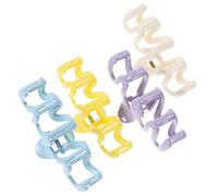 PRETYZOOM Large Hair Claw Clips Sturdy Design for Thick Hair 4pcs Easy to Use with Strong Hold Minimalist Style Accessories Suitable for Cooking and Ceremony