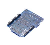 PRETYZOOM Ld Motor Driver Shield Compatible with Arduino Mega Duemilanove Pcb Board with Metal Dual Channel Bi Directional Control for Dc Stepper Motors Supports Servo Interface