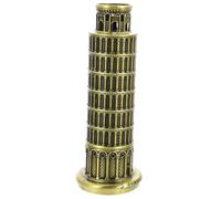 PRETYZOOM Leaning Tower of Pisa Model Italy Statue for Home Building Sculpture Eiffel Tower 2023 Dresses Household Crafts Travel Alloy Miniature Household Products