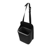 PRETYZOOM Leather Car Back Seat Organizer with Handle Leakproof Trash Bag and Large Storage Pocket for Travel and Daily Use Hanging Rubbish Bag for Cars